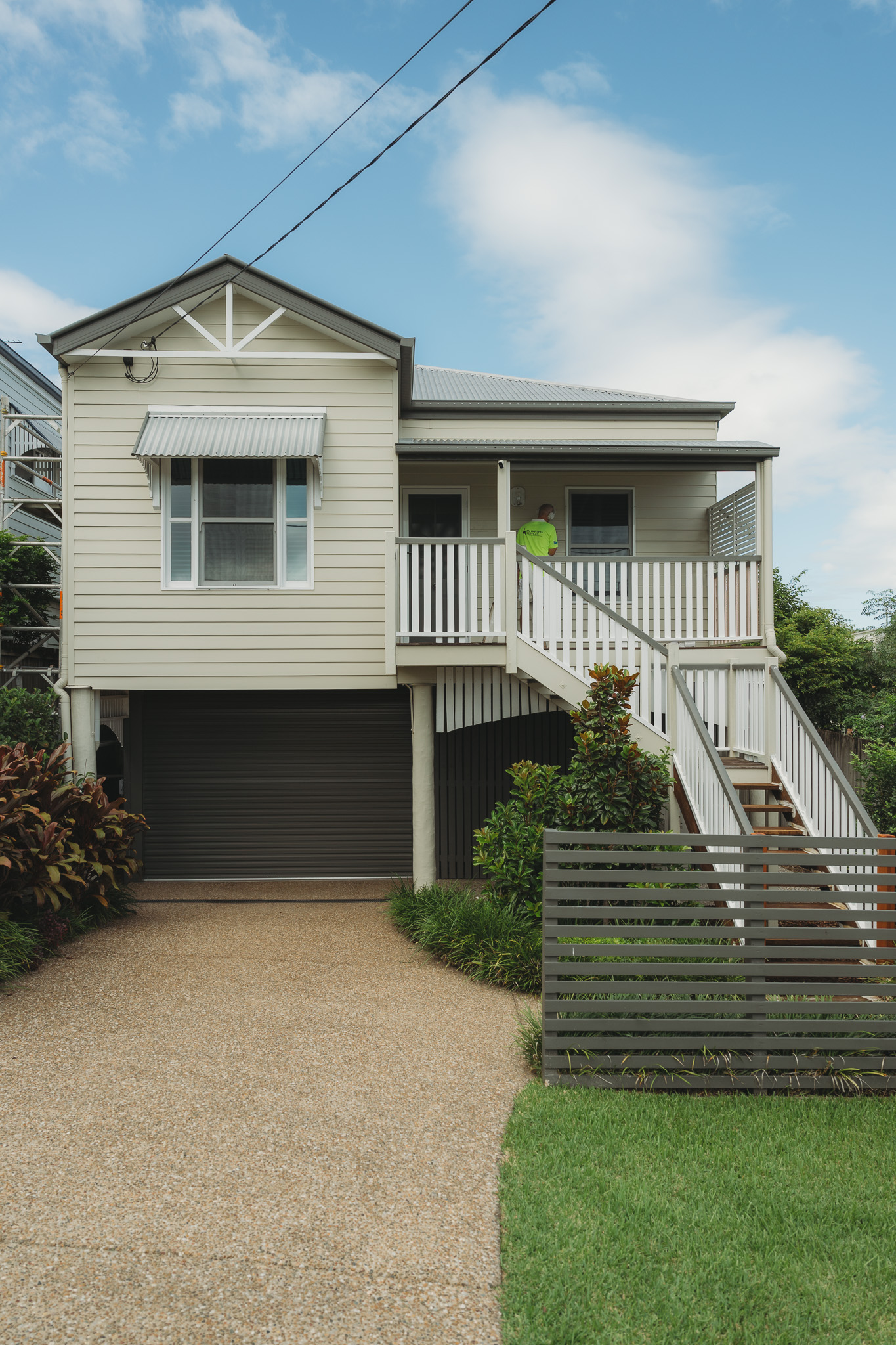 Detailed exterior finish on a Brisbane home