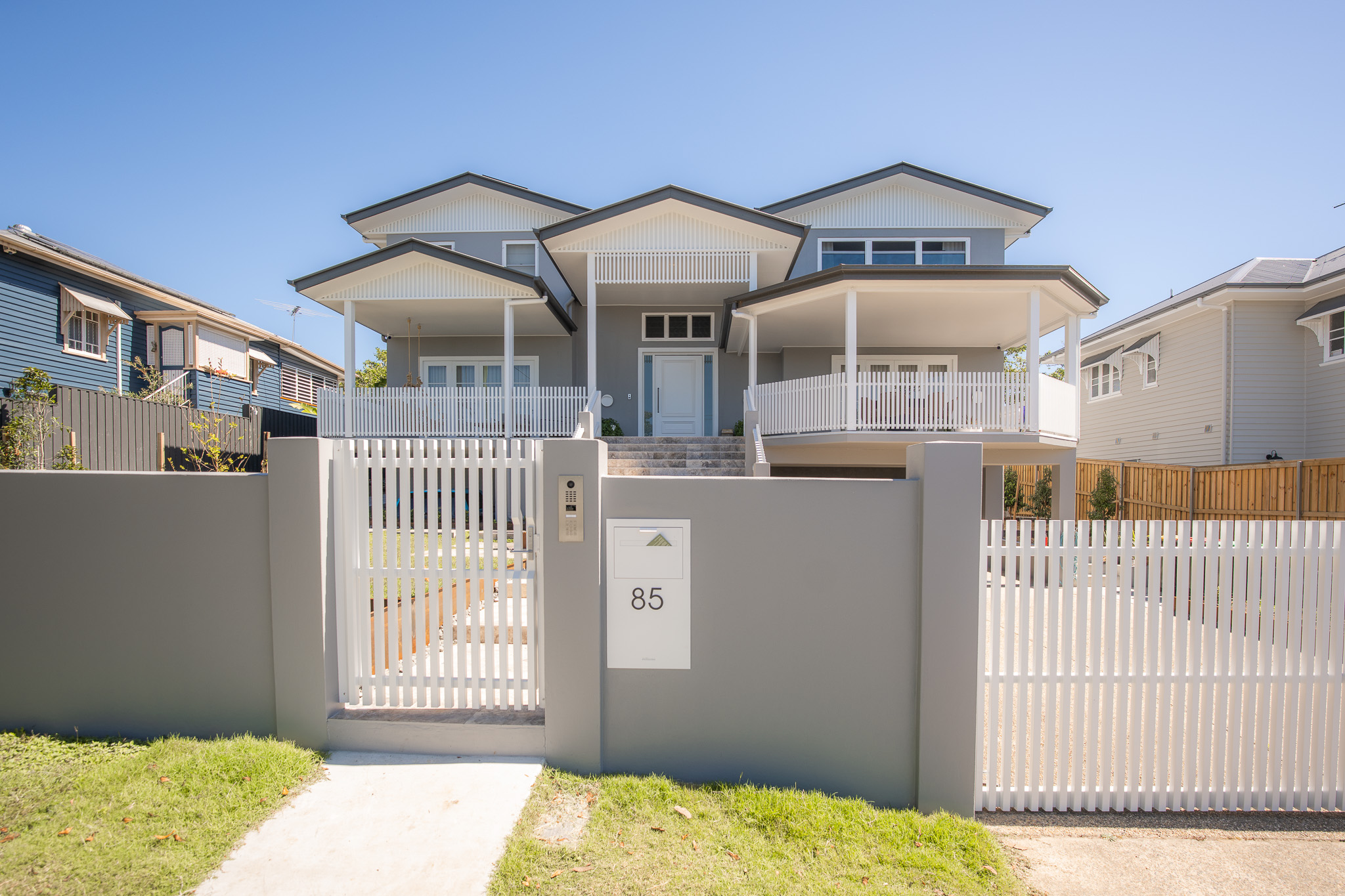 Surface preparation detail on a Brisbane project